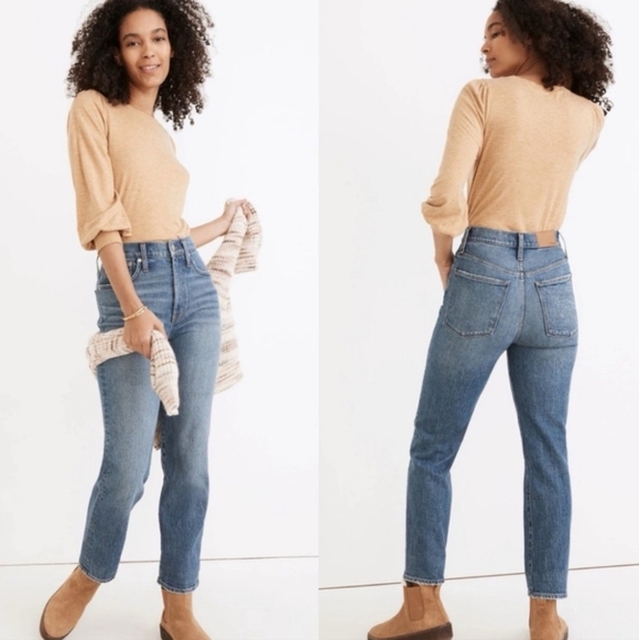 Madewell The Perfect Vintage High Rise Jean Light Medium Wash Women's 31 - Picture 1 of 13